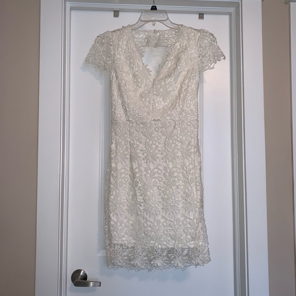 Entry White Lace Dress